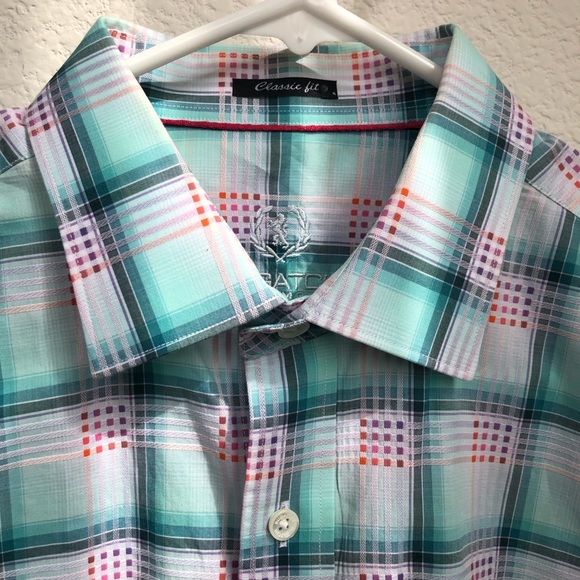 (Bugatchi) Mens Long Sleeve Premium Shirt - Picture 4 of 7